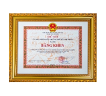 Bằng khen của Thủ Tướng Chính Phủ