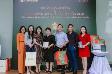 Cư Dân The Classia: Khang Điền Tổ Chức Sự Kiện Tri Ân và Bàn Giao Sổ Hồng
