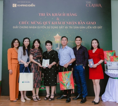 Cư Dân The Classia: Khang Điền Tổ Chức Sự Kiện Tri Ân và Bàn Giao Sổ Hồng