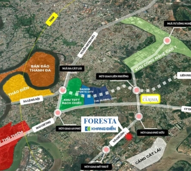 Foresta Khang Điền "giải nhiệt" Cơn khát hiếm nhà liền thổ khu Đông Sài Gòn