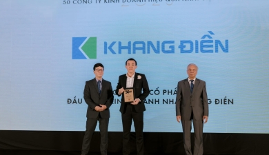 Khang Điền Top 50 công ty kinh doanh hiệu quả nhất năm 2023